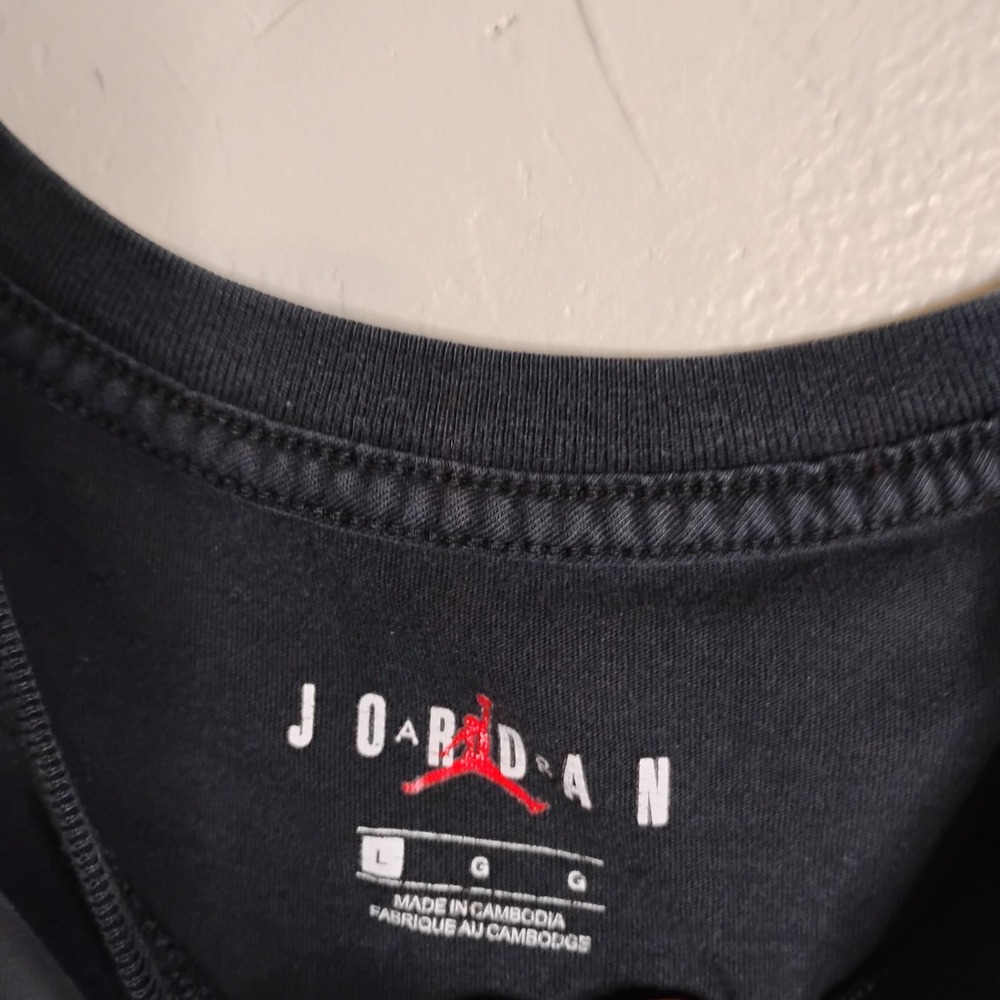 Michael Jordan St.Germain Paris  Air Hang Print, Mens Large Black T, #23 #Goat - Picture 5 of 10